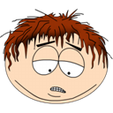 Cartman exhausted head icon